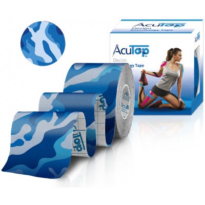 ACU TOP kineziologický tejp modrý maskáčový 5 cm x 5 m – Hledejceny.cz