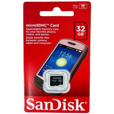 SanDisk microSDHC 32 GB Class 4 SDSDQM-032G-B35