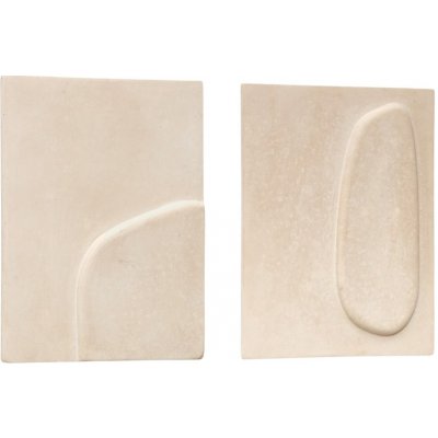 Set dvou béžových obrazů Kave Home Mirta 39x29/ 39x29 cm – Hledejceny.cz