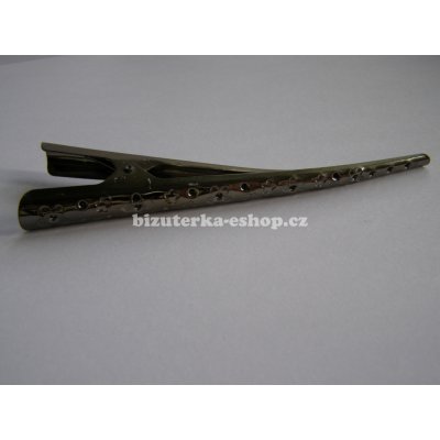 bizuterka-eshop.cz Spona do vlasů kovová hematitová BZ-06246 – Zboží Dáma