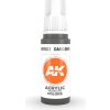 Akrylová a olejová barva AK Interactive Dark Grey 17ml