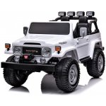 Elektrické auto Toyota Land Cruiser 4x4 24V bílá – Zboží Mobilmania