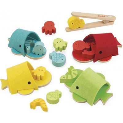 Montessori Třídicí hra barevné velryby – Zboží Dáma