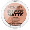 Pudr na tvář Revolution Relove Super Matte Powder Matující kompaktní pudr Warm Beige 6 g