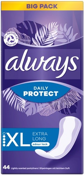 Always Dailies Extra Protect Long Plus Panty Liners