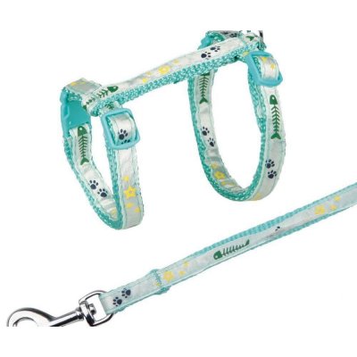 Trixie Postroj s vodítkem na kočku pošitý stužkou 22 - 36 cm 10 mm – HobbyKompas.cz