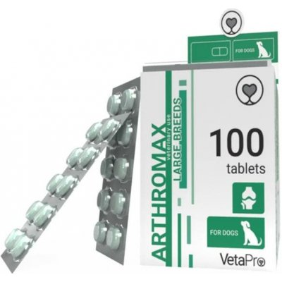 VetaPro Arthromax Large Breeds 100 tablet – Hledejceny.cz