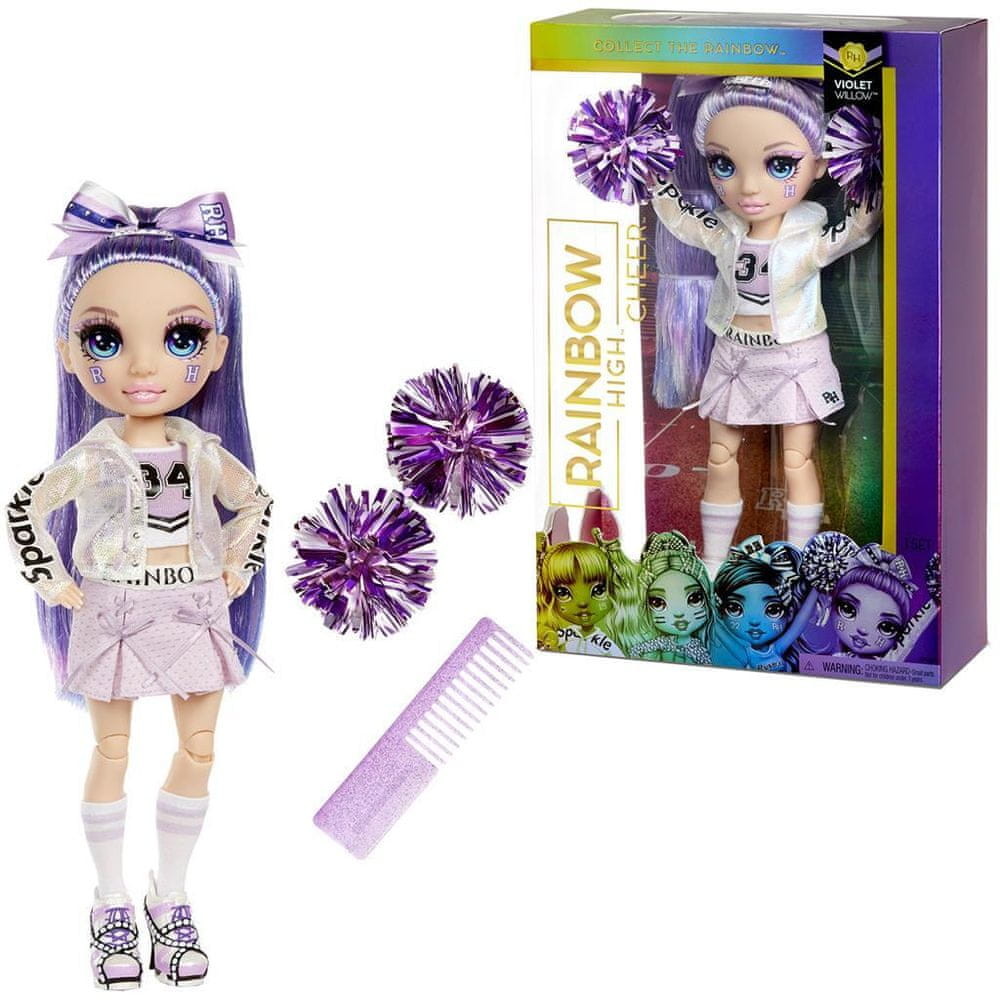 MGA Rainbow High Cheer Doll Violet Willow