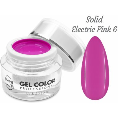NANI UV/LED gel Professional Solid Electric Pink 5 ml – Zboží Dáma