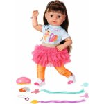 BABY born Starší sestřička Play & Style, brunetka, 43 cm – Zbozi.Blesk.cz