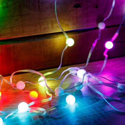 Phenom Chytrý RGBIC světelný řetěz USB 5 m s 33 LED – Hledejceny.cz