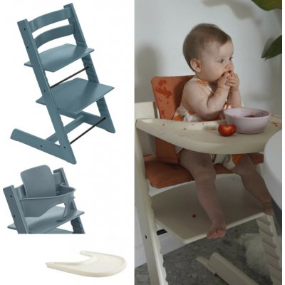 Stokke Tripp Trapp Set Baby set Pultík Fjord Blue/Vanilla White – Hledejceny.cz