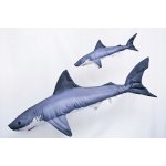 Gaby polštář Žralok bílý giant 120 cm – Hledejceny.cz