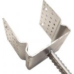 Hašpl Kotevní patka do betonu 80x60x4mm, typ U – Hledejceny.cz