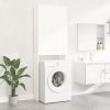 Koupelnový nábytek shumee Skříňka nad pračku bílá 64 x 25,5 x 190 cm