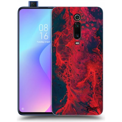 Pouzdro Picasee silikonové Xiaomi Mi 9T (Pro) - Organic red černé – Zbozi.Blesk.cz