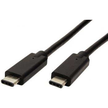 Roline 11.02.9051 USB 3.1 Gen 2, s PD 20V/5A, USB C(M) - USB C(M), 1m, černý