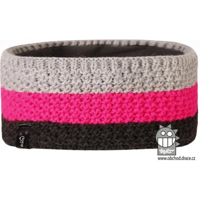 Dráče Pletená čelenka s mikroflísem barevné pruhy – Hledejceny.cz