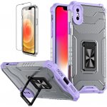 Pouzdro Ochranné Kompatibilní s iPhone XS Max DYGG fialové – Zboží Mobilmania