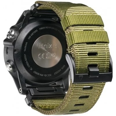 Garmin Nylonový MILITARY QuickFit řemínek 22mm - Khaki IR-AWGW-0574 – Zboží Živě