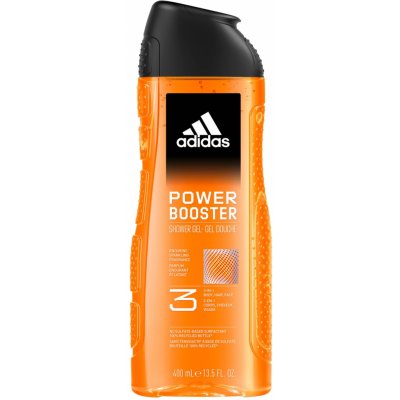 adidas Power Booster energizující sprchový gel 3 v 1 400 ml – Zboží Dáma