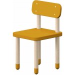 Flexa Dots dětská židle hořčicová – Zboží Mobilmania