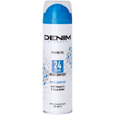 Denim Extra Sensitive gel na holení 200 ml – Zbozi.Blesk.cz