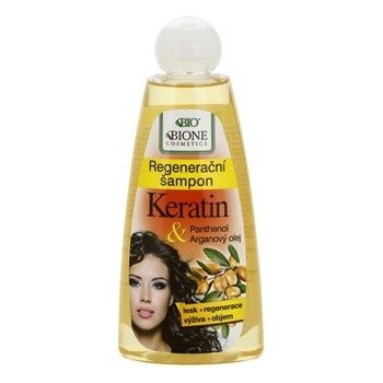 BC Bione Cosmetics Keratin regenerační šampon s arganový olejem 260 ml