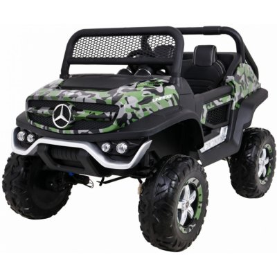 Mamido elektrické auto Buggy 4x4 Mercedes Benz Unimog maskáčová – Zboží Mobilmania