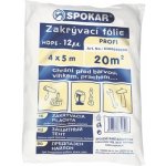 Spokar Fólie zakrývací 4 x 5 m HDPE-12MY – Zboží Mobilmania