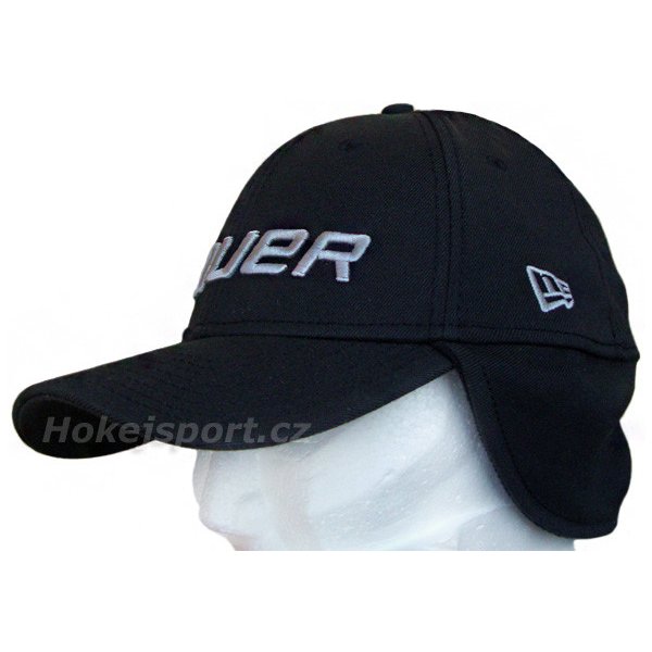 Kšiltovka Bauer New Era 39Thirty Cap With Ear Flaps Black