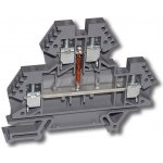 Elektro Bečov Řadová svorka patrová EURO D4/P2V2 - vodivě propojená dvě patra (šedá) – Zbozi.Blesk.cz