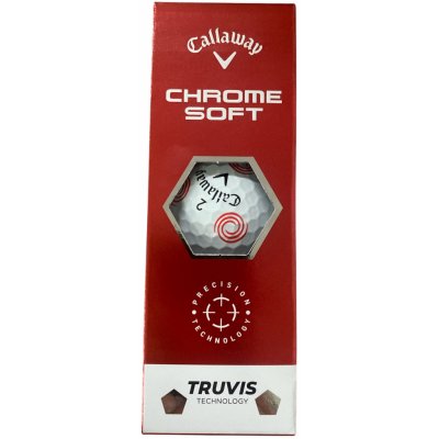 Callaway Chrome Soft Truvis Odyssey bílé 3 ks – Zboží Dáma