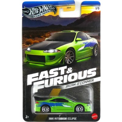 Hot Wheels Silver Series Fast and Furious Brian Oconner 1995 Mitsubishi Eclipse – Zboží Dáma