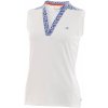 Dámské tílko Calvin Klein Glade Sleveless Polo 8 White Cobalt