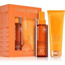 Lancaster Sun Beauty suchý olej na opalování Sun Beauty Satin Dry Oil SPF50 150 ml + tělové mléko prodlužující opálení Golden Tan Maximizer After Sun Lotion 125 ml dárková sada