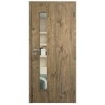 Sapeli Elegant Komfort M60 otočné dub sherwood 60 x 197 cm Čiré sklo – Hledejceny.cz