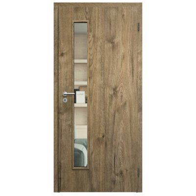 Sapeli Elegant Komfort M60 otočné dub sherwood 60 x 197 cm Čiré sklo – Hledejceny.cz