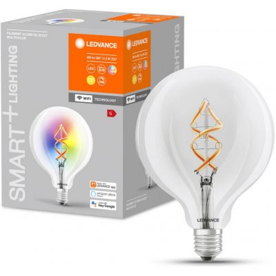 Ledvance SMART+ WiFi Filament Globe RGBW E27 4,5W – Hledejceny.cz