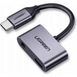 Ugreen 50596 USB-C na Type-C, Jack 3,5mm, šedý – Zbozi.Blesk.cz