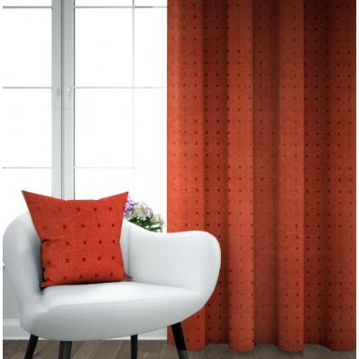 Ervi dekorační závěs s poutky - Čtverečky 145x245cm – Hledejceny.cz