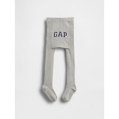 GAP Baby punčochové kalhoty s logem Šedá Šedá – Zboží Mobilmania
