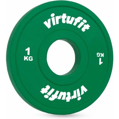 VIRTUFIT Olympijský kotouč Bumper frakční 1 kg - 50 mm – Zboží Mobilmania
