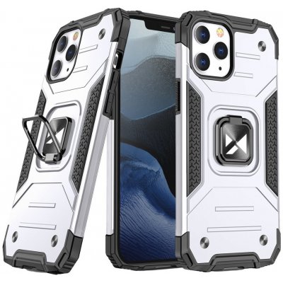 Wozinsky Ring Armor iPhone 13 Pro - stříbrné