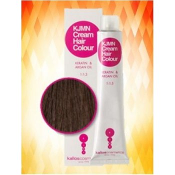 Kallos KJMN s keratinem a arganovým olejem 5.00 Light Brown Plus Cream Hair Colour 1:1.5 100 ml