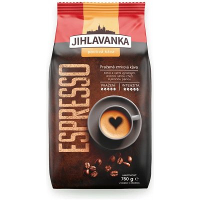 Jihlavanka Espresso zrnková 750 g – Hledejceny.cz
