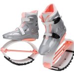 Kangoo Jumping Kangaroo Boots stříbro-oranžové 75-95 kg – Zboží Dáma