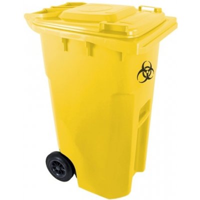 Plastik Gogić Nádoba na zdravotnický odpad 240 l žlutá – Zboží Mobilmania