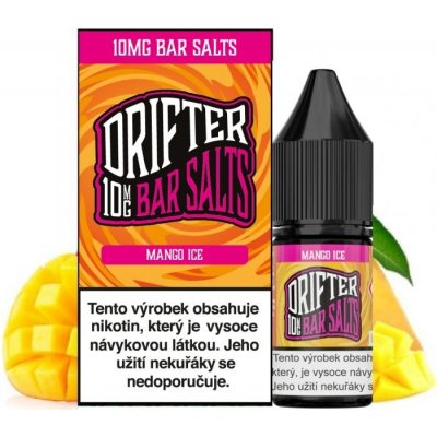 Drifter Bar Salts Mango Ice 10 ml 10 mg – Zboží Mobilmania