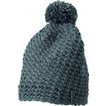 UNICOLOURED CROECHETED CAP WITH POMPON MB7939 s kulich em uhlíková šedá – Hledejceny.cz